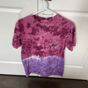 Ivory Ella Tie-Dye Shirt - Pink and Purple Size S
100% Cotton Short Sleeve